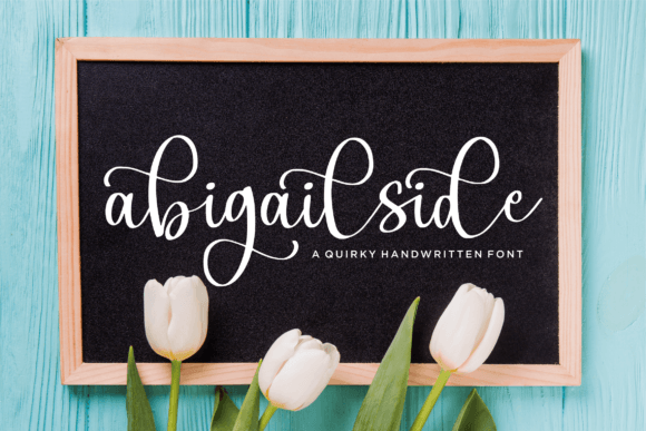 Abigailside: The Quirky Handwritten Font for Dynamic Branding and Social Media Design