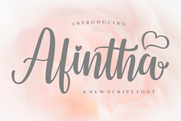 Afintha: The Script Handwritten Font That Elevates Your Brand