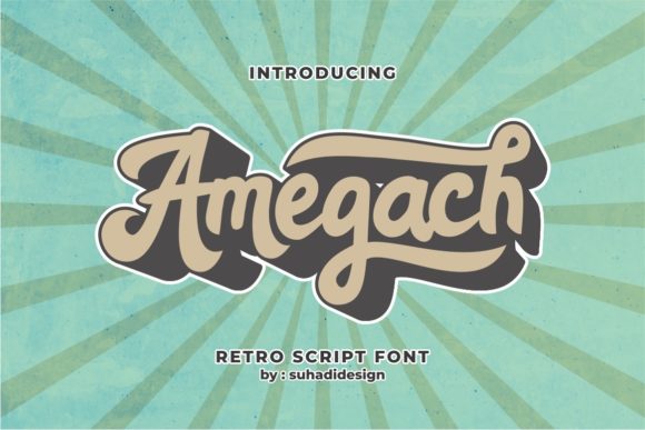 Amegach: The Vintage Handwritten Font That Elevates Your Brand