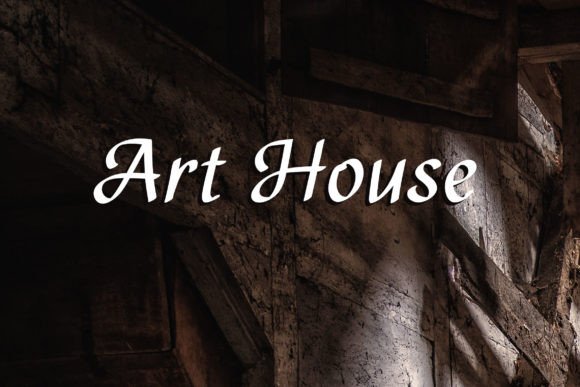 Art House: A Timeless Script Font for Creative Branding