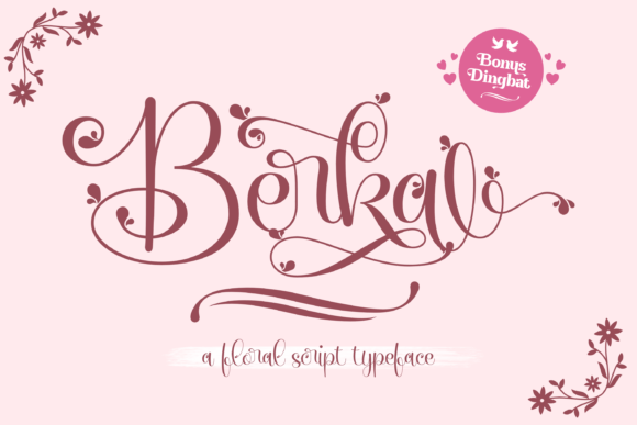 Berka: A Script Handwritten Font for Creative Crafters and Product Designers