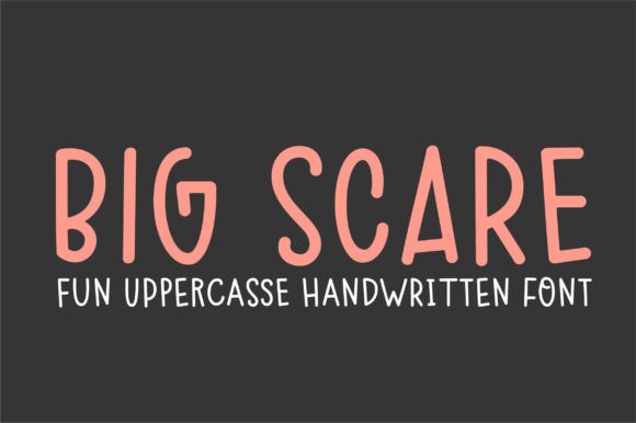 Big Scare: A Playful Script Font for Web Design