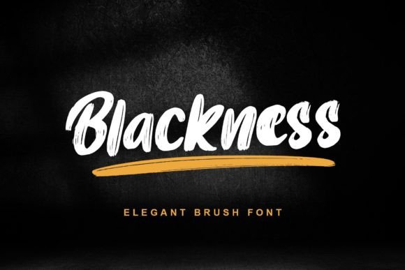 Blackness: A Script Font That Elevates Branding with Elegance and Strength