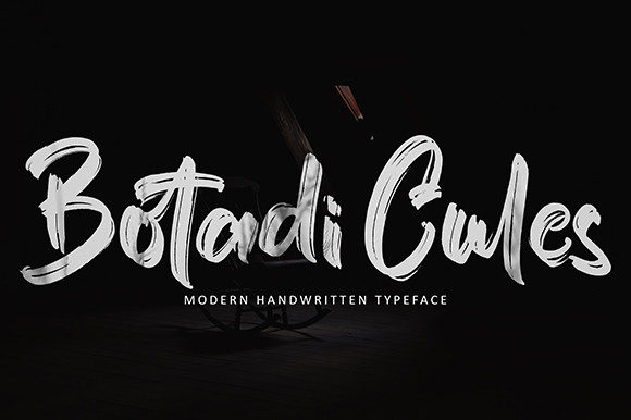 Botadi Cules: A Font for Crafting with Character