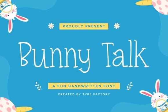 Bunny Talk: A Script Handwritten Font for Vibrant Branding and Creative Campaigns