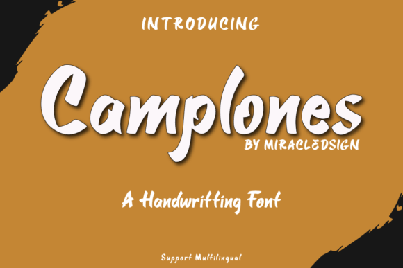 Camplones: A Script Handwritten Font for Web Design and Branding