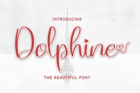 Dolphine: A Script Handwritten Font for Beautiful, Readable Craft Projects