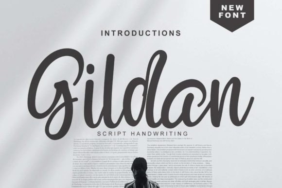Gildan: A Script Handwritten Font for Creative and Handmade Design