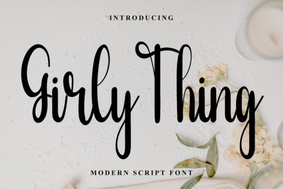 Girly Things: A Script Handwritten Font for Editorial Elegance