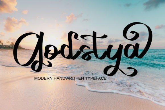 Godstya: A Simple Script Font for Consistent Branding