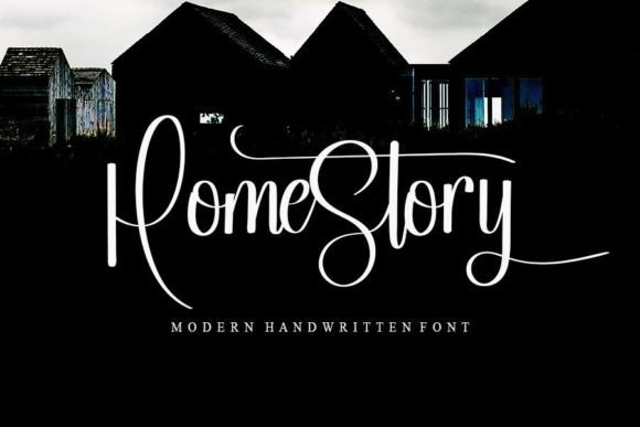 Home Story: A Delicate Font for Elegant Digital Branding