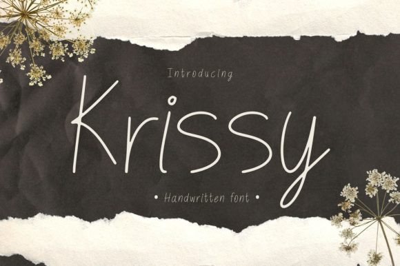 Krissy: A Script Handwritten Font That Breathes Life into Every Design