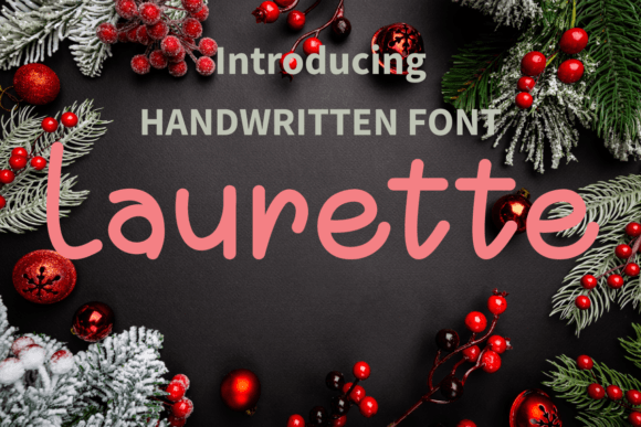 Laurette: A Handwritten Font for Creative Web Design