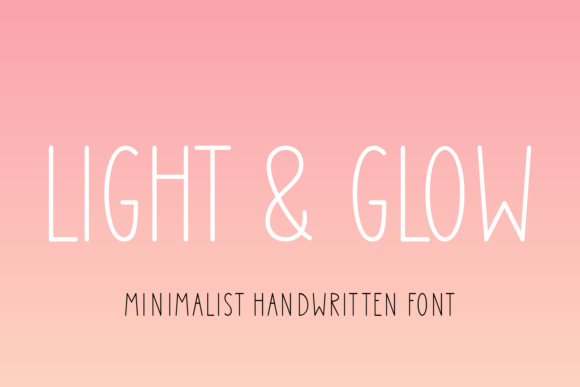 Light Glow: A Script Handwritten Font for Creative Branding