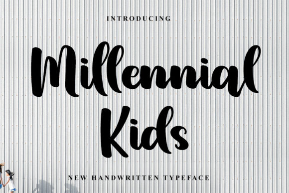 Millennial Kids Font: A Curvy Script for Modern Design