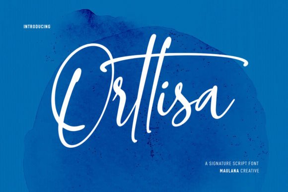 Orttisa: The Script Handwritten Font for Stunning Digital Branding