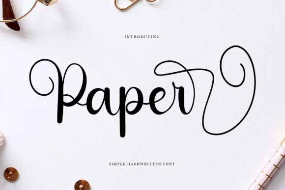 Paper: A Versatile Script Handwritten Font for Creative Branding