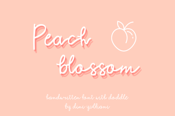 Peach Blossom: A Script Font for Editorial Elegance