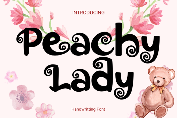 Peachy Lady: A Script Handwritten Font for Editorial Elegance