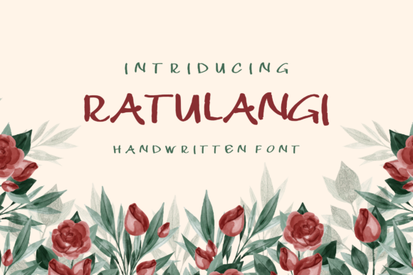 Ratulangi: A Timeless Script Font for Handmade Creators