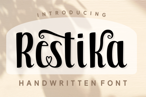 Restika: A Script Handwritten Font for Editorial Elegance