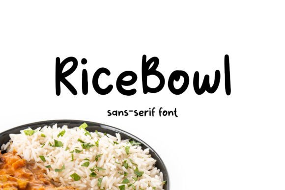 Ricebowl Font: A Stylish Script Handwritten Choice