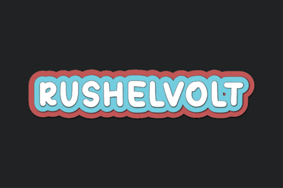 Rushelvolt: A Script Handwritten Font for Authentic Branding
