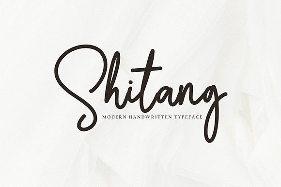 Shitang: The Timeless Script Handwritten Font for Digital Creativity