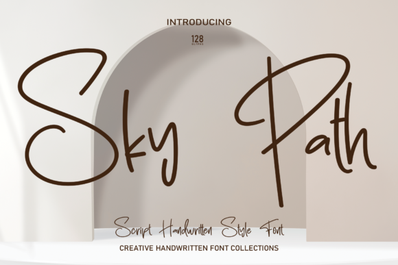 Sky Path: The Script Handwritten Font for Bold Visual Storytelling