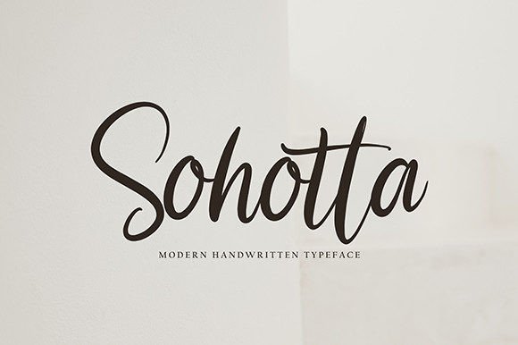 Sohotta: The Script Handwritten Font That Elevates Your Brand