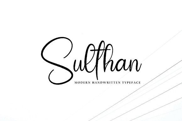 Sulthan: A Script Font with Timeless Charm for Editorial Design