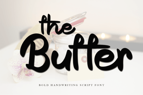 The Butter: A Script Handwritten Font for Creative Campaigns