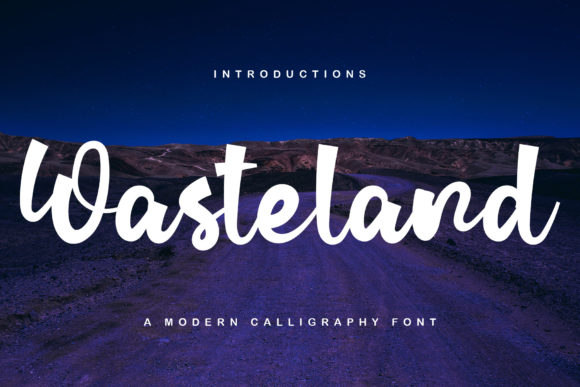 Wasteland: A Romantic Handwritten Font for Luxury Branding