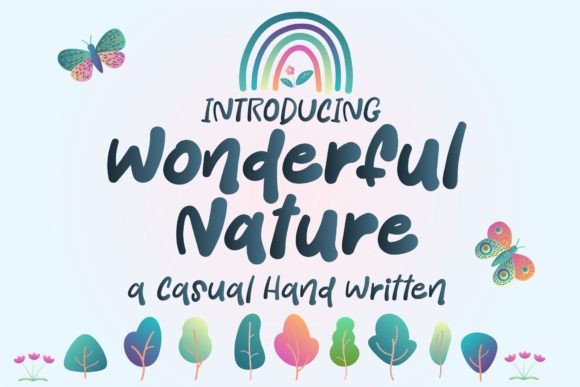 Wonderful Nature: A Versatile Script Handwritten Font