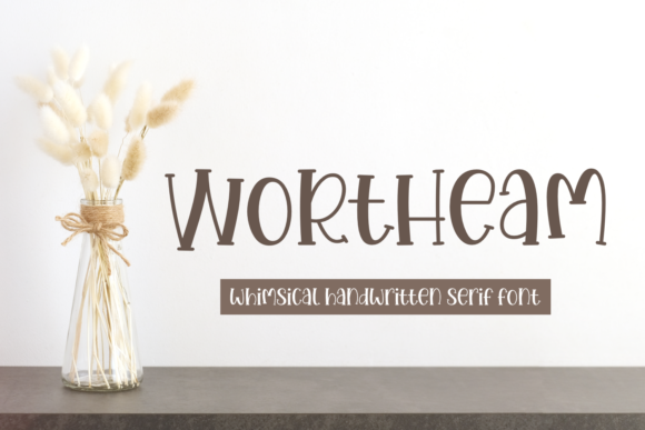 Wortheam: A Unique Script Handwritten Font for Creative Design
