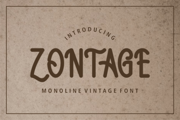 Zontage: The Bold Handwritten Font for Modern Branding and Digital Design